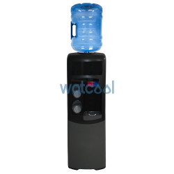 Fontaine à eau EMAX Gris/Noir pour bonbonnes avec eau chaude et froide