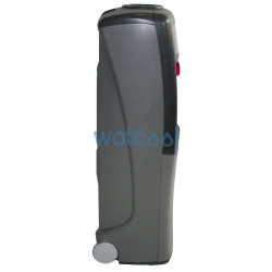 Bottled EMAX Water Cooler in grey/black. Hot and cold water
