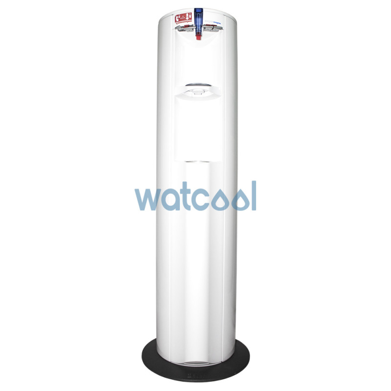 FMax Bottle, white. Cold, hot and natural water