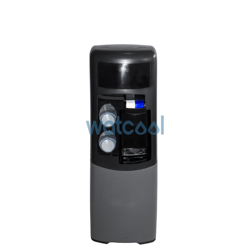 Fontaine à eau sur réseau EMAX gris/noir avec eau froide et tempérée