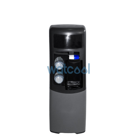 Fontaine à eau sur réseau EMAX gris/noir avec eau froide et tempérée