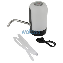 Bomba de agua automática y adaptador para garrafas y botellones de agua