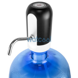 Bomba de agua automática y adaptador para garrafas y botellones de agua