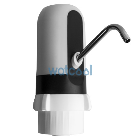 Automatic water pump with an adapter for water carafes and water bottles